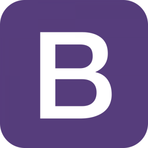Bootstrap  open-source CSS framework logo