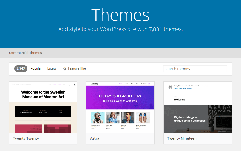 WordPress Theme Directory