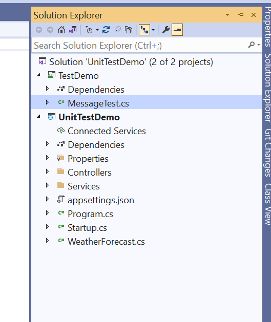 MessageTest.cs Unit Testing in ASP.NET Core using MSTest Framework: Tutorial